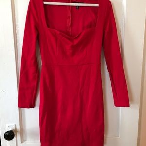 Lulus red formal dress